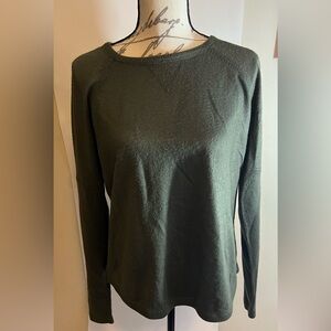 Sweet Romeo army green long sleeve sweater size S